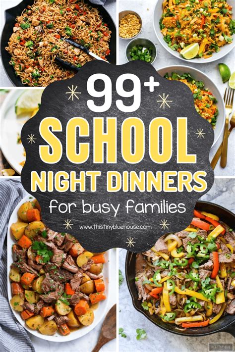 5 easy school night dinners for busy cooks